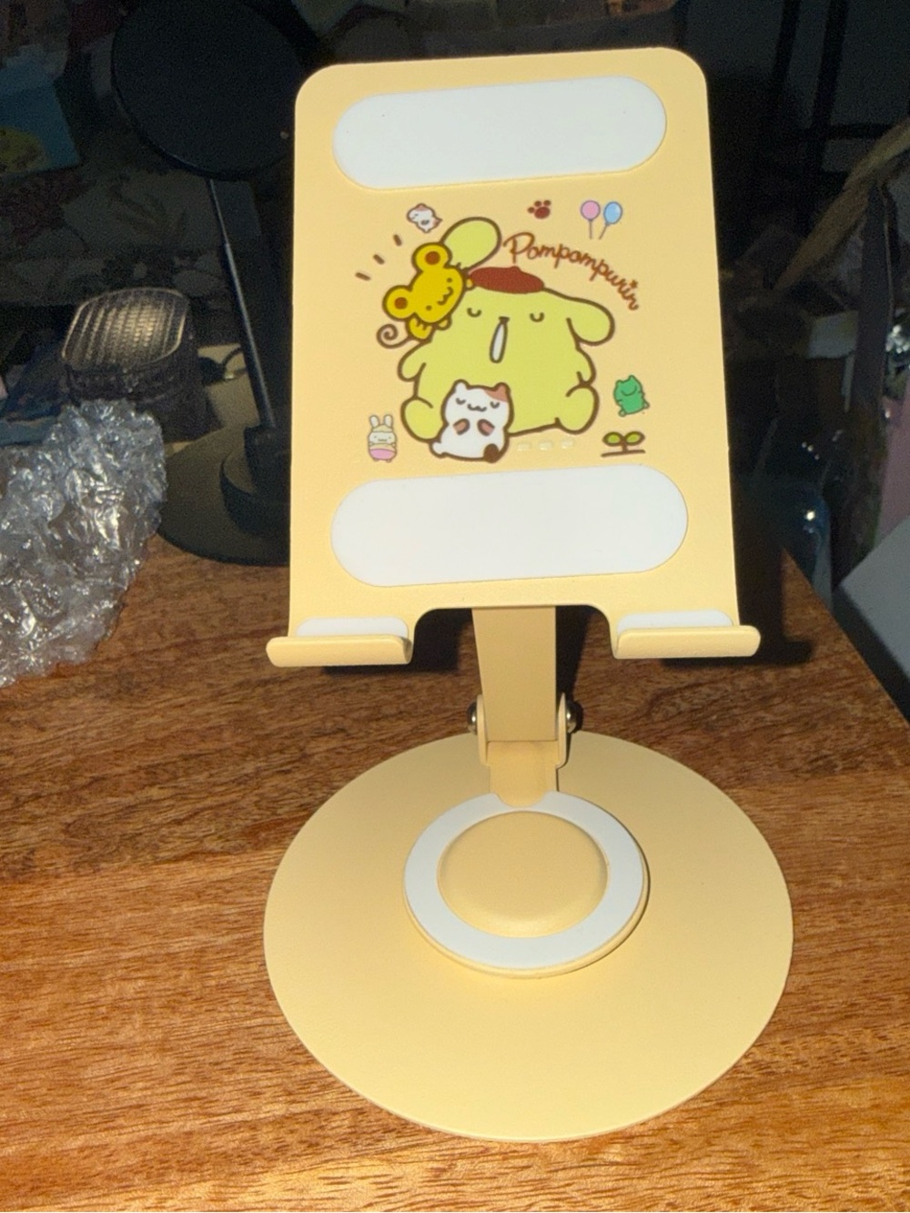 Pompompurin Metal Adjustable Phone Stand 💛📱